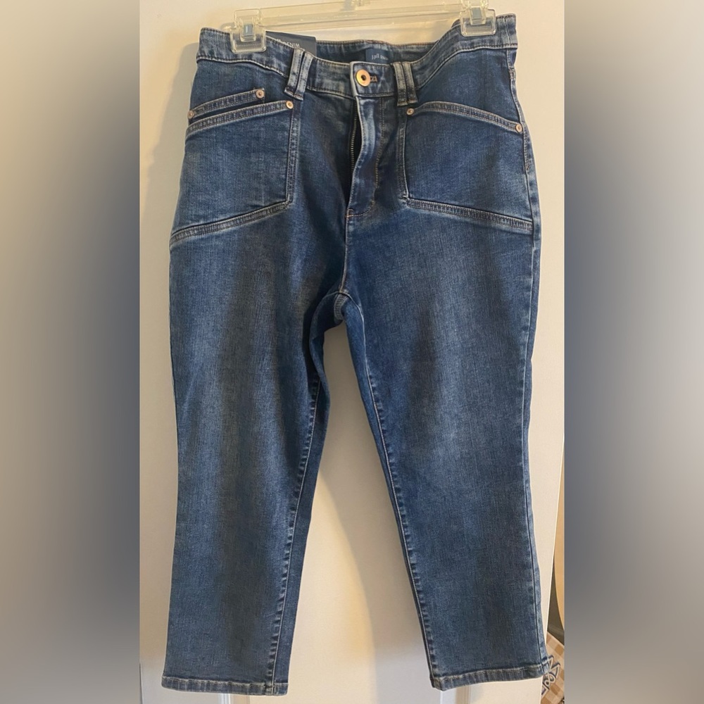 NWT J.Jill High Rise Cropped Jeans Size 12P
